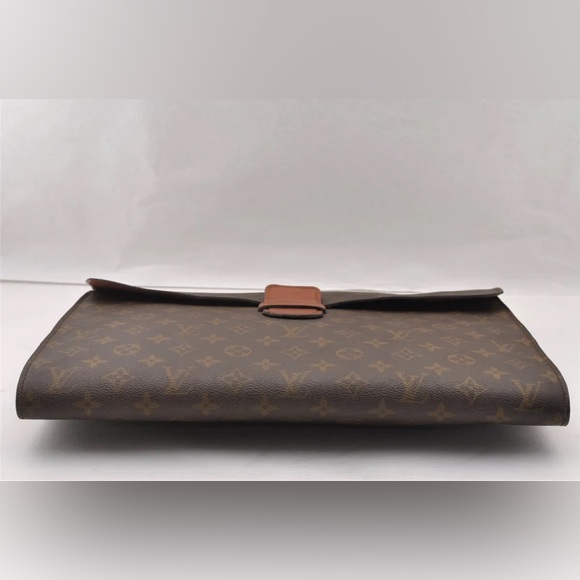 Louis Vuitton Monogram Poche Ministre Document Case Authentic Vintage 70s Model - Picture 7 of 16
